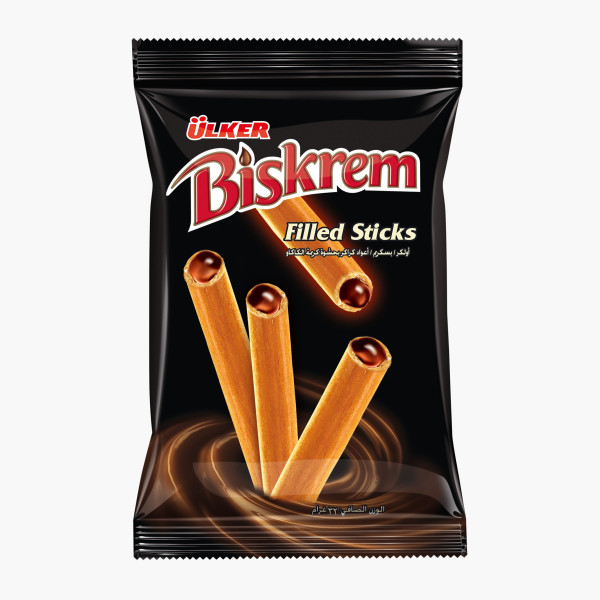 BISKREM FILLED STICKS 32GR