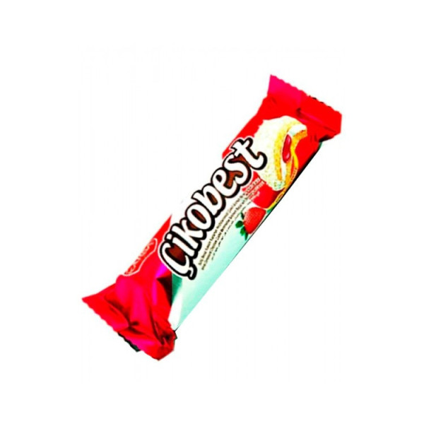 CIKOBEST BISCUITI  STRAWBERRY 56GR