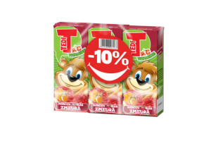 TEDI MORCOV PORTOCALA ZMEURA 0.2L
