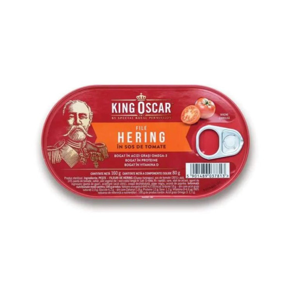 KING OSCAR HERING FILE TOMAT 160 G