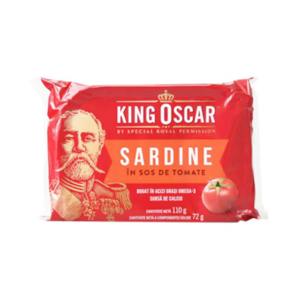 KING OSCAR SARDINE SOS TOMAT 110G
