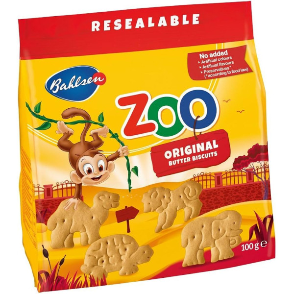 BAHLSEN BISC ZOO CACAO 100GR