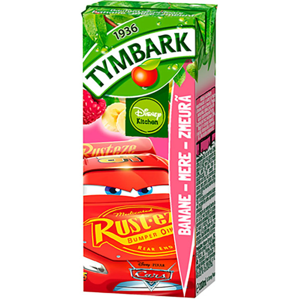 TYMBARK BANANA MERE ZMEURA 0.2L