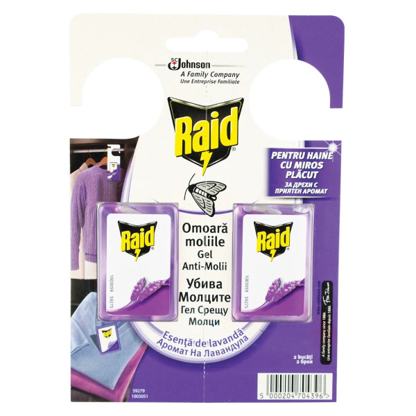 RAID ANTIMOLII GEL LAVANDA 2BUC