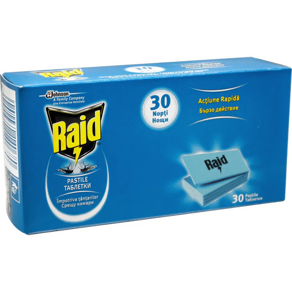 RAID ANTITANTARI PASTILE 30BUC