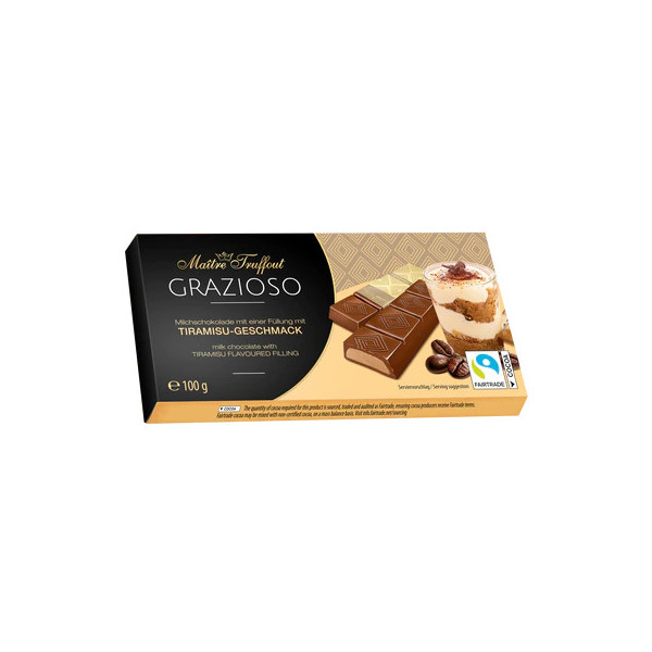 GRAZIOSO CIOC LAPTE TIRAMISU 100GR