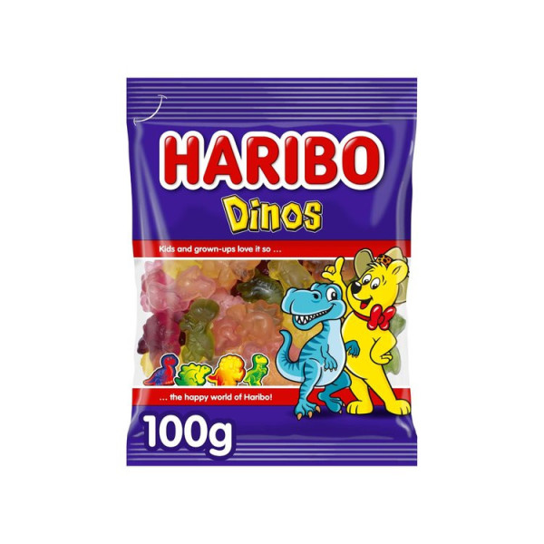 HARIBO JELEURI DINOS 100GR