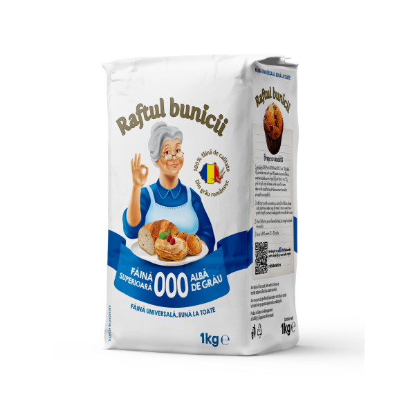 RAFTUL BUNICII FAINA ALBA 000 1KG