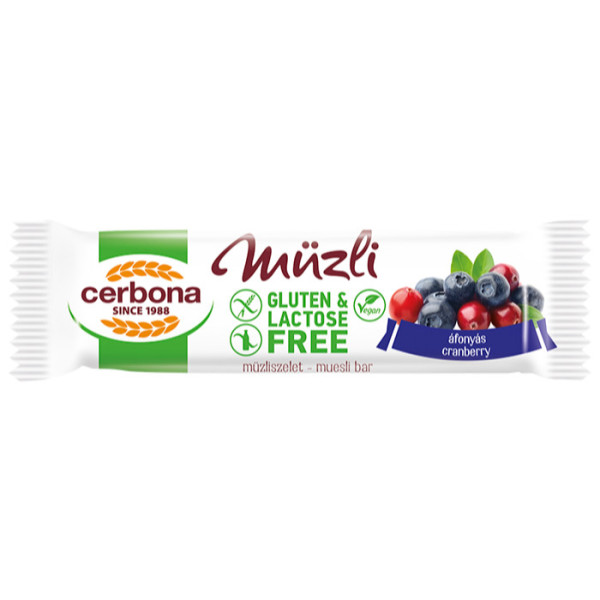 CERBONA BAT MUSLI RED FRUITS 20GR