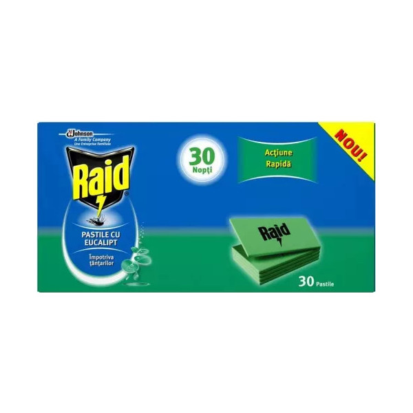 RAID PASTILE EUCALIPT 30BUC
