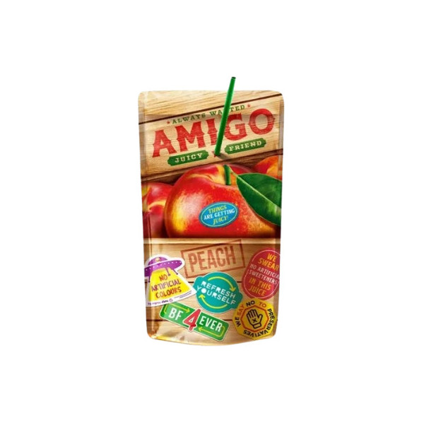 AMIGO FRUIT DRINK PEACH 0.2L