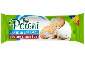 BISCUITI  POIENI LAPTE SI CARAMEL 40G