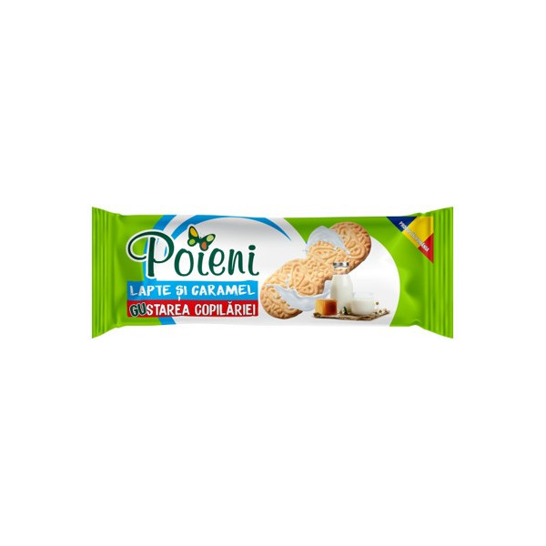 BISCUITI  POIENI LAPTE SI CARAMEL 40G