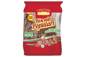 BISCUITI POPULARI CACAO 450GR