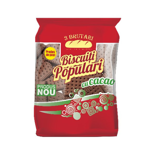 BISCUITI POPULARI CACAO 450GR