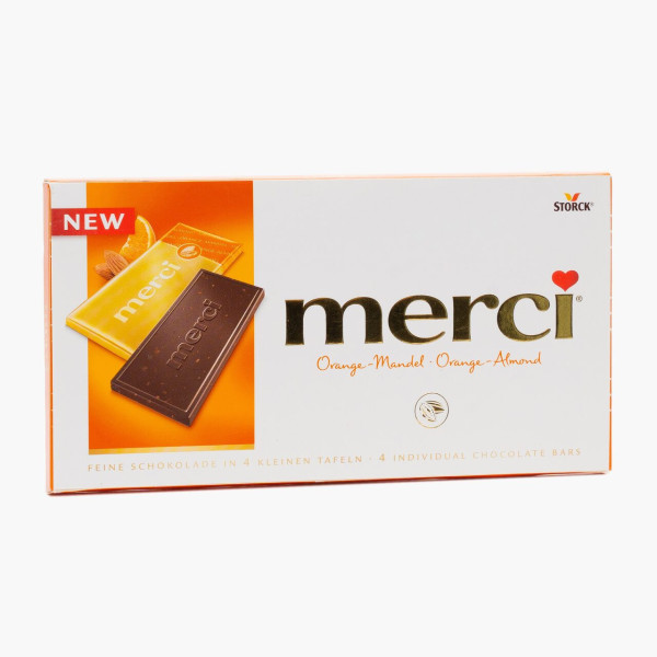 MERCI TABLETA PORTOCALE SI MIGDALE 100GR