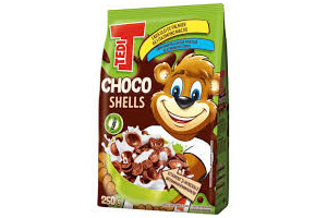 TEDI CEREALE CHOCO SHELLS 250GR