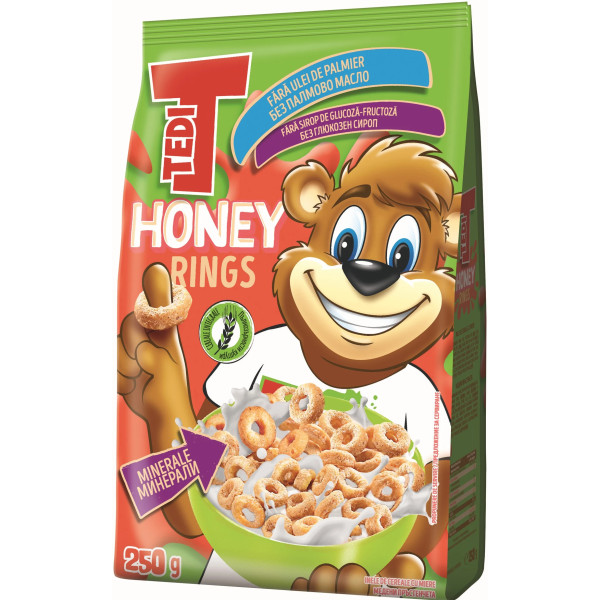 TEDI CEREALE HONEY RINGS 250GR