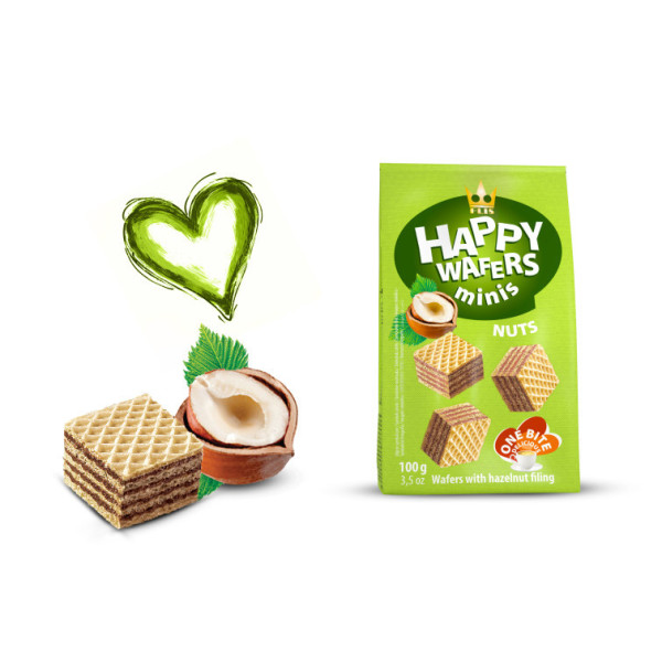 HAPPY WAFERS MINI ALUNE 100GR