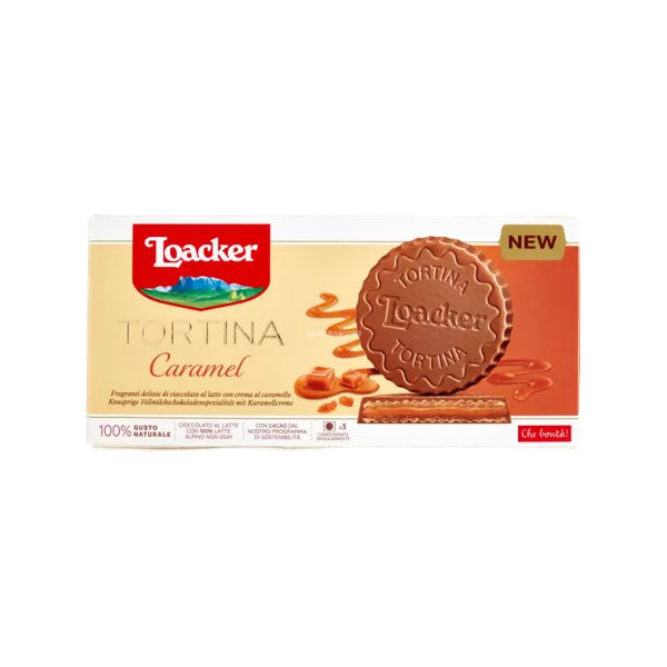LOACKER TORTINA CARAMEL 126GR