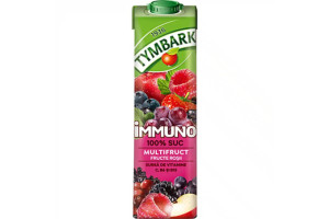 TYMBARK IMMUNO 100% MULTIVITAMINE FRUCTE ROSII 1L