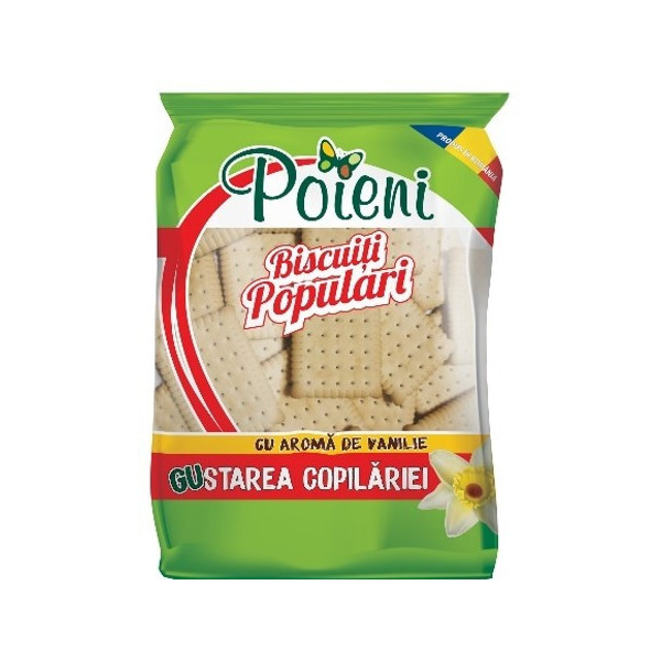 BISCUITI POIENI POPULARI VANILIE 800GR