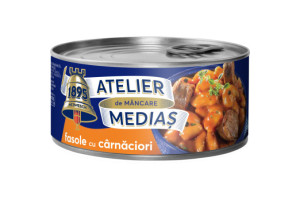 ATELIER MEDIAS FASOLE CU CARNACIORI 300G