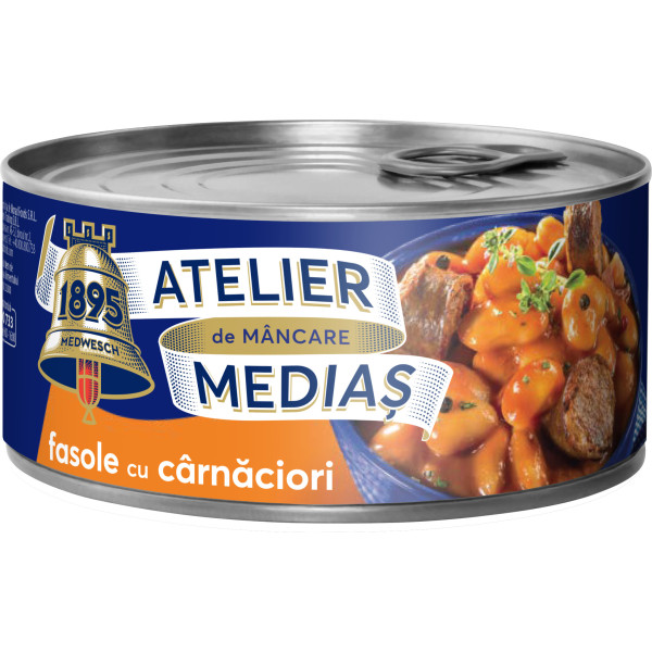 ATELIER MEDIAS FASOLE CU CARNACIORI 300G