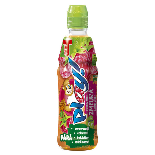 SUC TEDI PLAY ZMEURA 0.4L