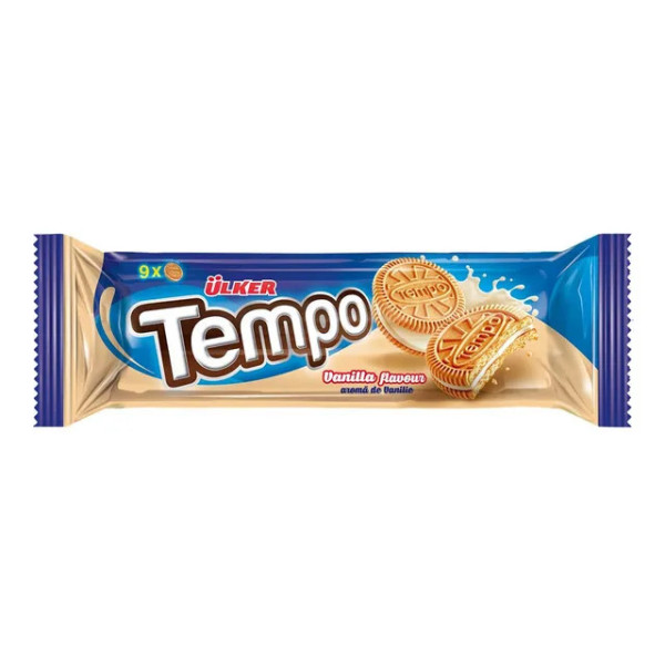 TEMPO BISCUITI CU AROMA VANILIE 61GR