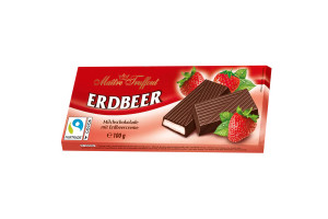 ERDBEER CIOCOLATA CU CREMA CAPSUNI 100GR