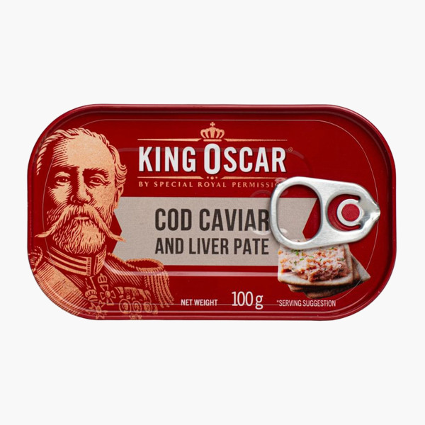 KING OSCAR PATE DIN CAVIAR SI COD 100G