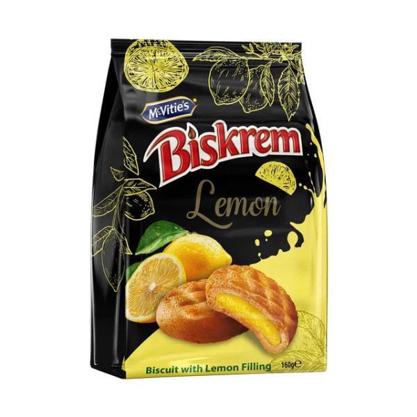 BISKREM LEMON 160GR