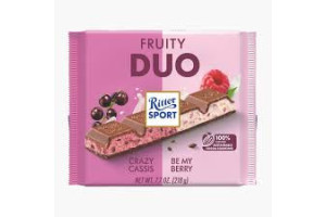 RITTER SPORT CIOCOLATA FRUITY DUO 218GR