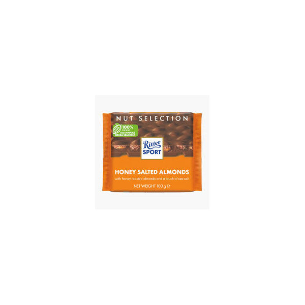 RITTER SPORT CIOCO  MIGDALE SARATE 100G