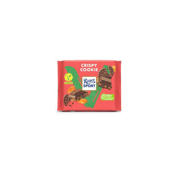 RITTER SPORT VEGANA CRISPY COOKIE 100G