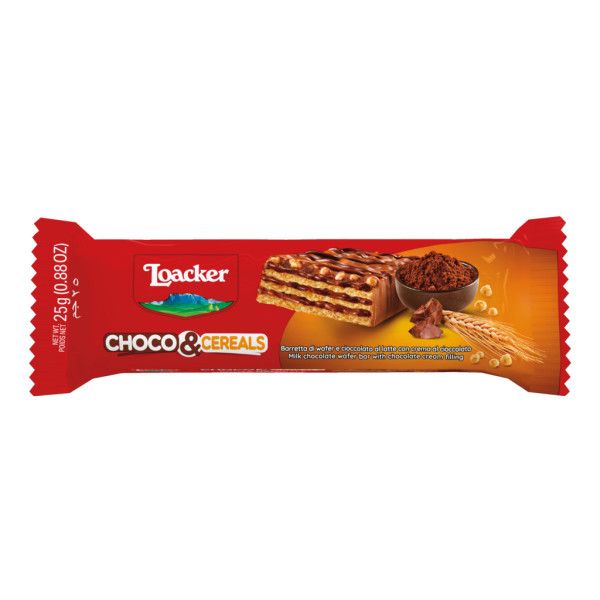 LOACKER CHOCO  CEREALS 25GR