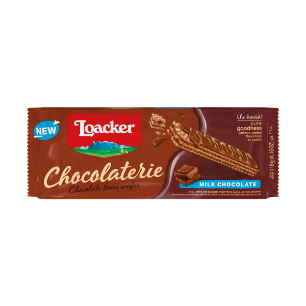 LOACKER CHOCOLATERIE MILK CHOCO 175GR