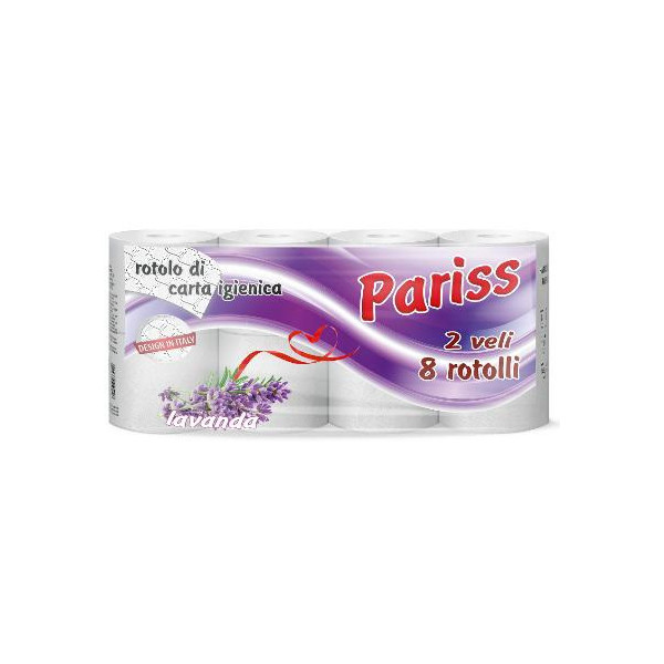PARISS HARTIE IGIENICA 2 STRAT LAVANDA 130FOI