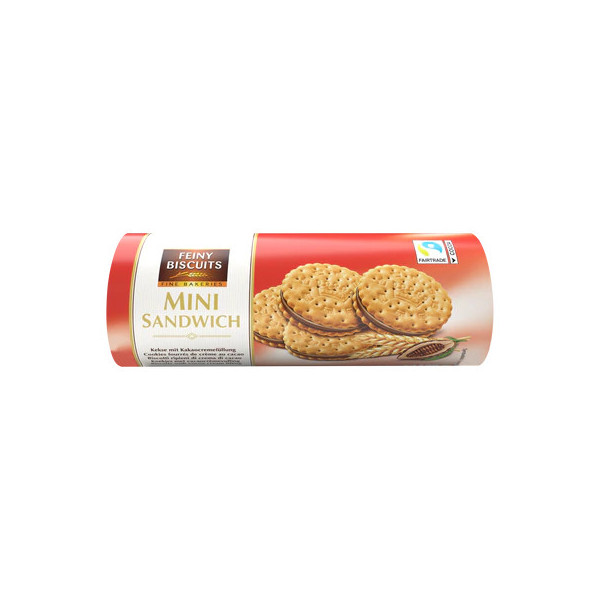 FEINY BISC MINI SANDWICH CU CACAO 180GR