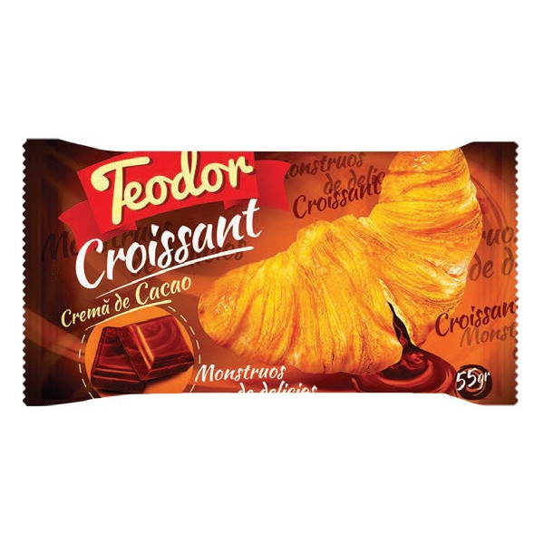 CROISANT TEODOR CU CR CACAO 55GR