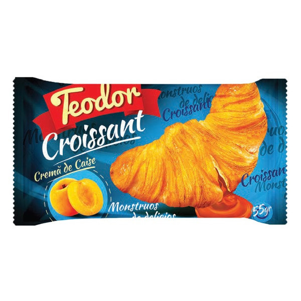 CROISANT TEODOR CU CREMA CAISE 55GR