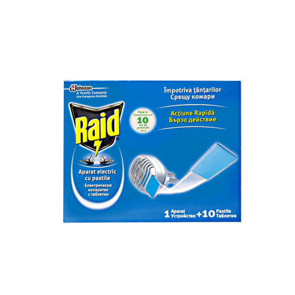 RAID APARAT CU PASTILE 10BUC