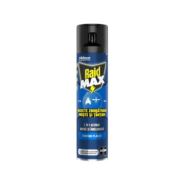 RAID MAX SPRAY MUSTE SI TANTARI 400ML RAID MAX SPRAY MUSTE SI TANTARI 400ML