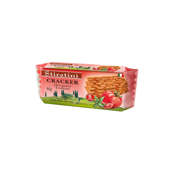 STIRATINI CRACKERS OREGANO TOMATE 250GR