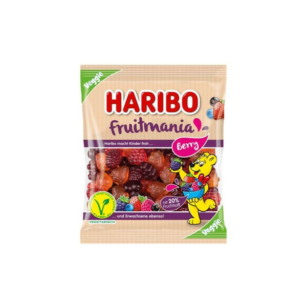 HARIBO VEGGIE FRUITMANIA BERRY 160GR
